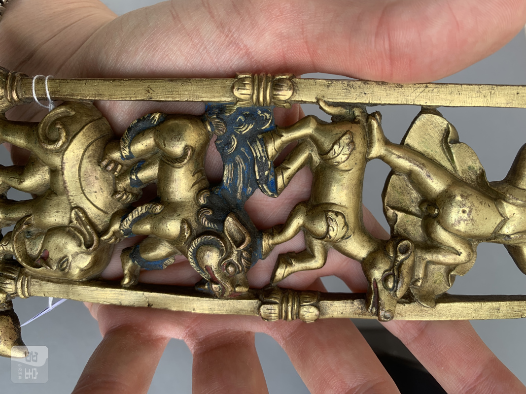 A GILT-BRONZE THRONE SECTION - 图13